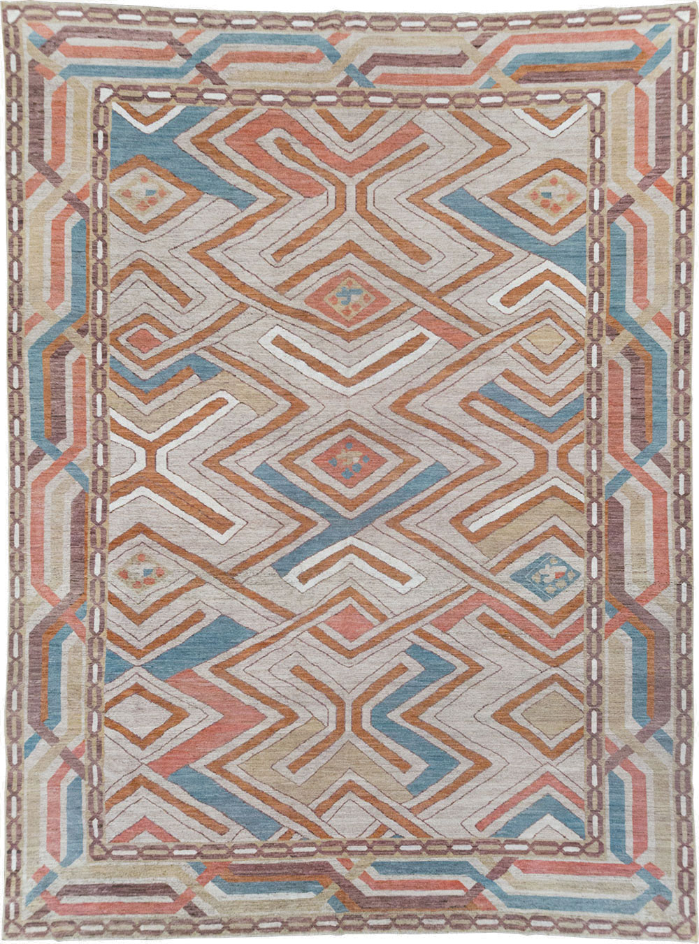 Modern East Turkestan Khotan Room Size Carpet, No.32481 - Galerie Shabab