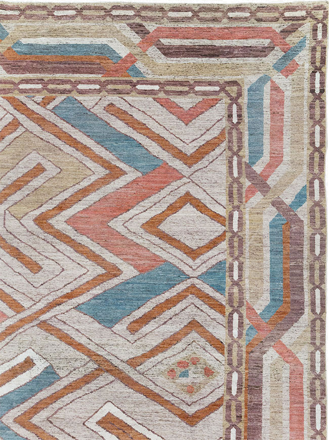 Modern East Turkestan Khotan Room Size Carpet, No.32481 - Galerie Shabab