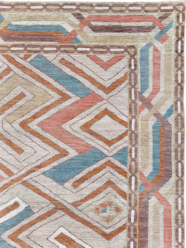 Modern East Turkestan Khotan Room Size Carpet, No.32481 - Galerie Shabab