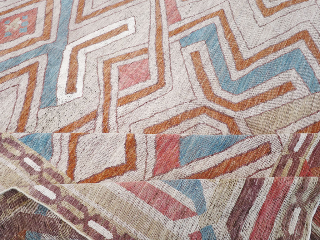 Modern East Turkestan Khotan Room Size Carpet, No.32481 - Galerie Shabab