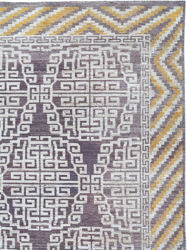 Modern Khotan Carpet, No.32482 - Galerie Shabab