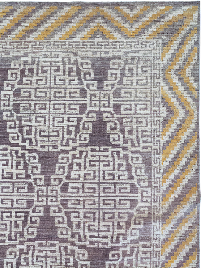 Modern Khotan Carpet, No.32482 - Galerie Shabab