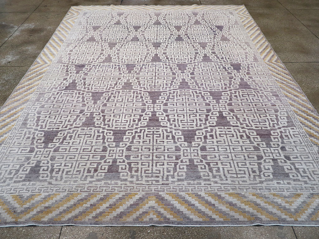 Modern Khotan Carpet, No.32482 - Galerie Shabab
