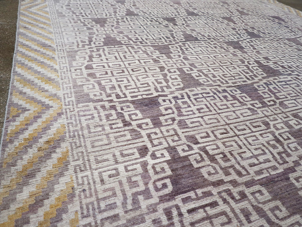 Modern Khotan Carpet, No.32482 - Galerie Shabab