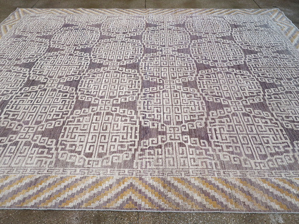 Modern Khotan Carpet, No.32482 - Galerie Shabab