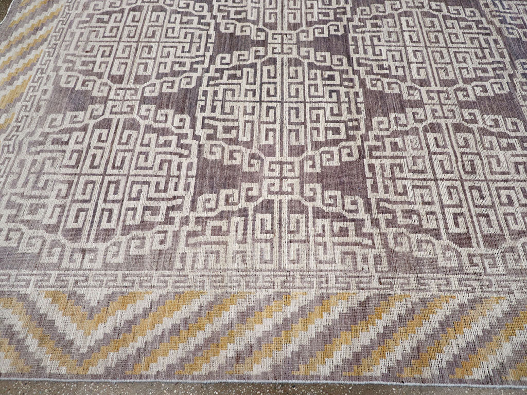 Modern Khotan Carpet, No.32482 - Galerie Shabab
