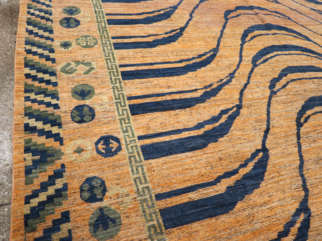 Modern East Turkestan Khotan Room Size Carpet, No.32484 - Galerie Shabab