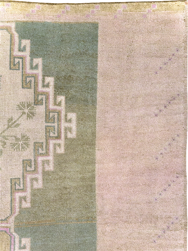 Vintage Turkish Anatolian Wide Gallery Runner, No.32503 - Galerie Shabab