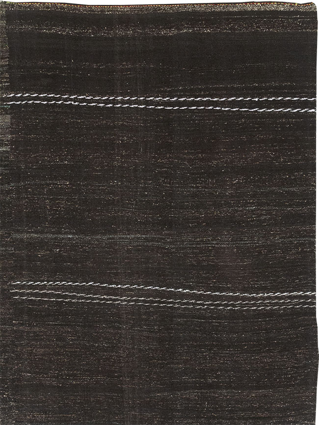 Modern Turkish Flatweave Large Room Size Carpet, No.32509 - Galerie Shabab