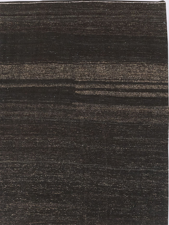 Modern Turkish Flatweave Large Room Size Carpet, No.32509 - Galerie Shabab