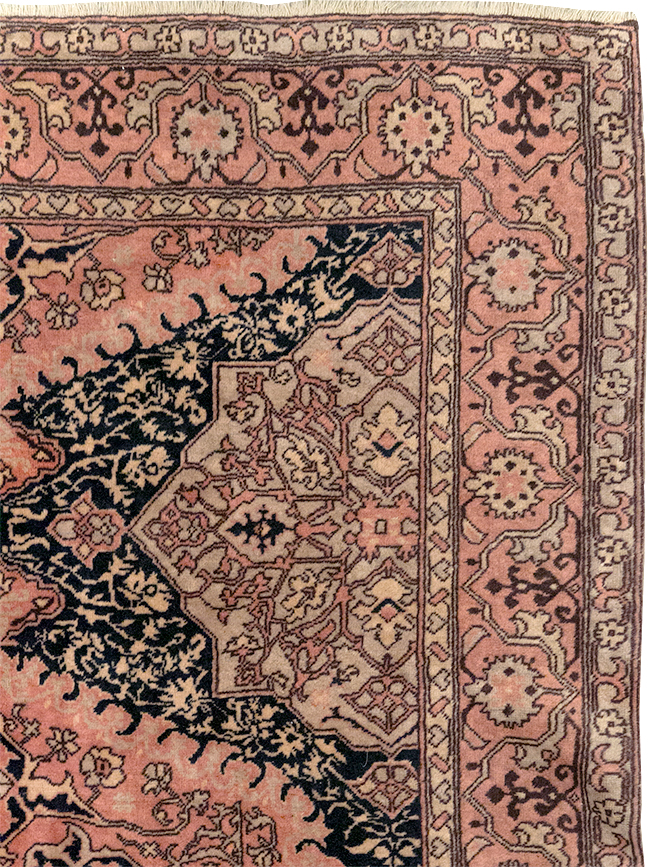 Vintage Turkish Oushak Rug, No.32513 - Galerie Shabab