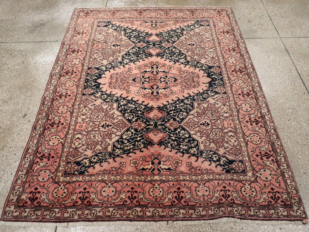 Vintage Turkish Oushak Rug, No.32513 - Galerie Shabab