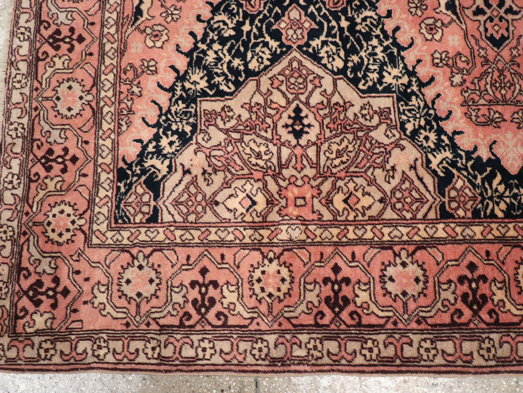 Vintage Turkish Oushak Rug, No.32513 - Galerie Shabab