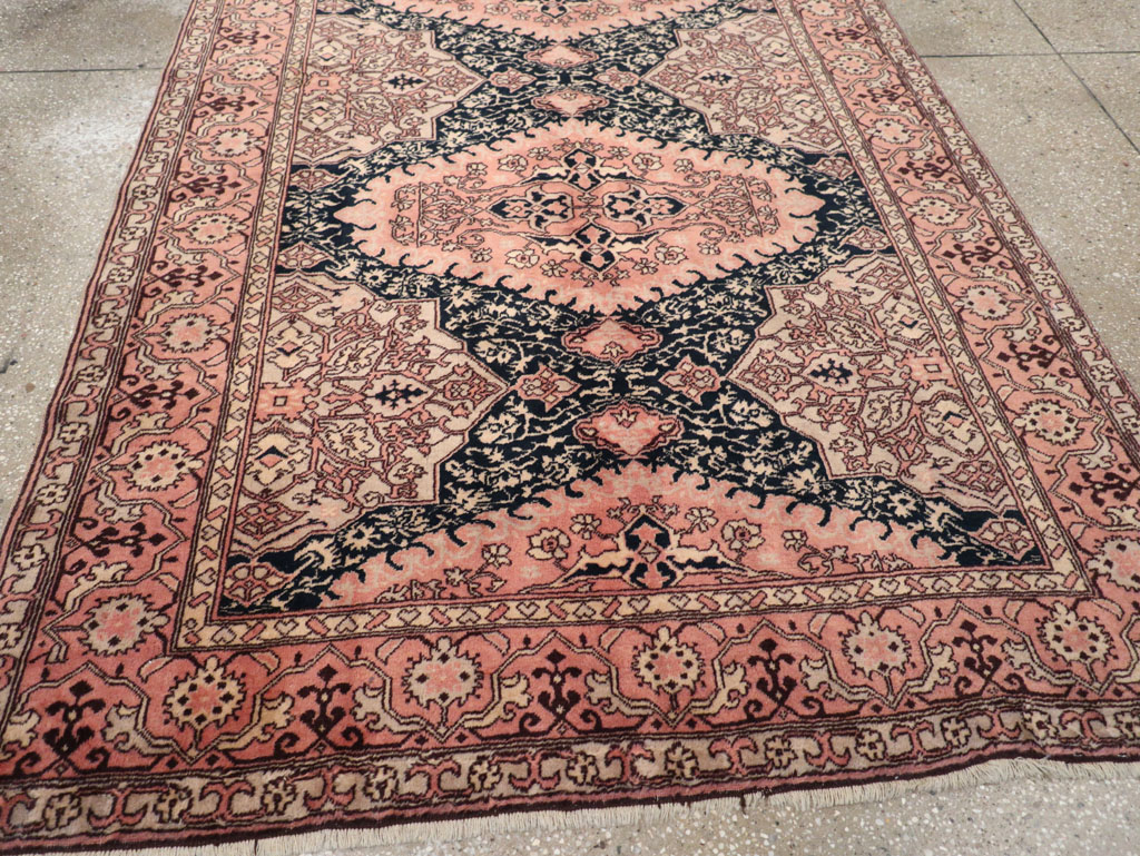 Vintage Turkish Oushak Rug, No.32513 - Galerie Shabab