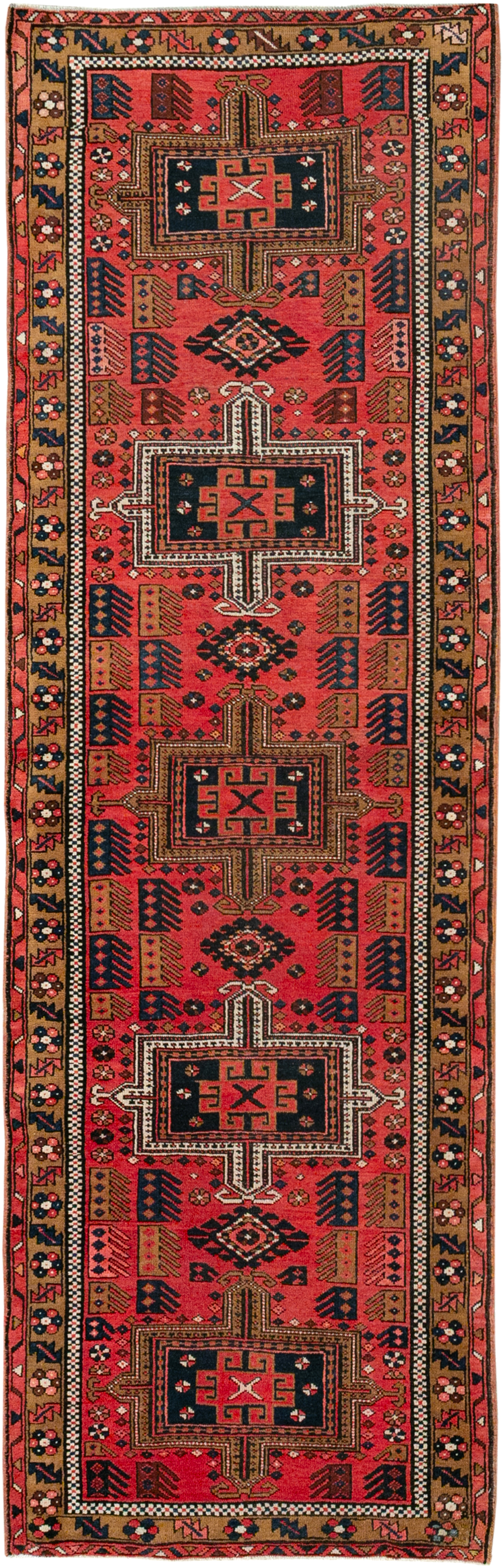 Vintage Persian Karajeh Runner, No.32514 - Galerie Shabab