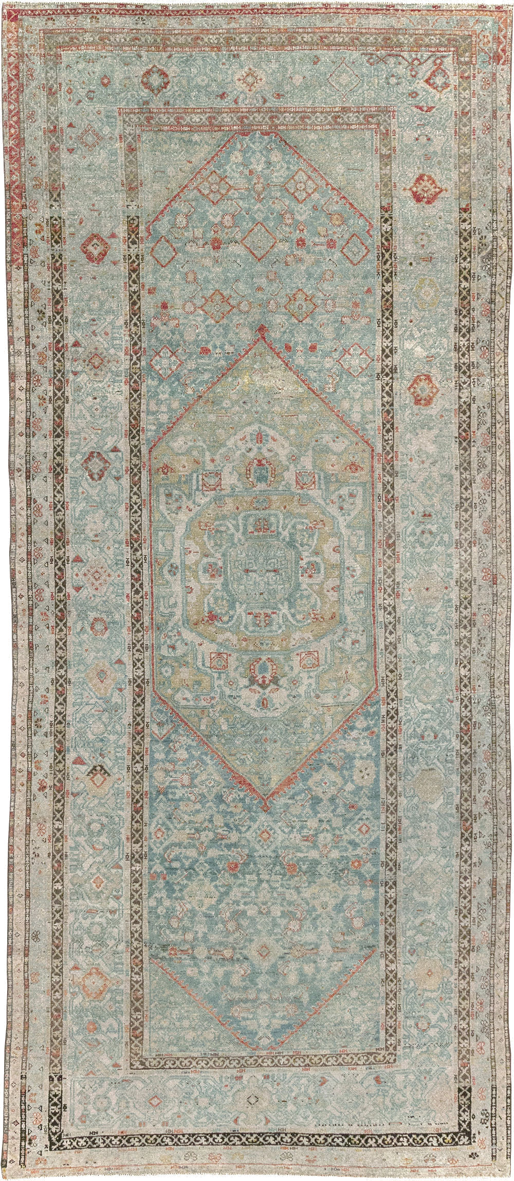 Antique Persian Malayer Gallery Rug, No.32515 - Galerie Shabab