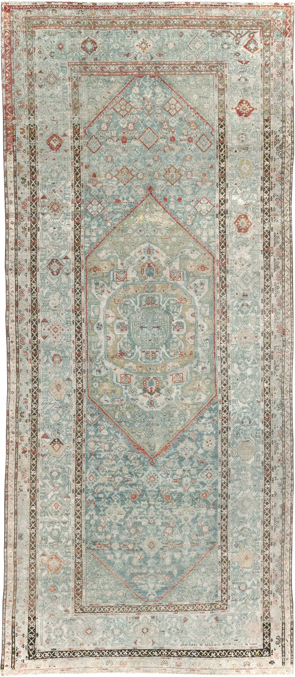 Antique Persian Malayer Gallery Rug, No.32515 - Galerie Shabab