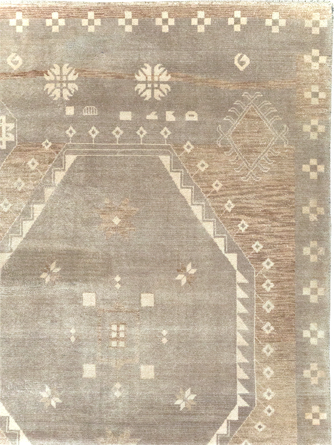 Modern Turkish Anatolian Room Size Carpet, No.32517 - Galerie Shabab