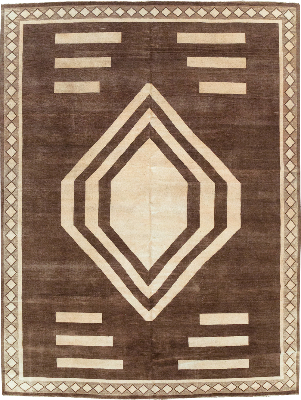 Modern Turkish Tribal Style Room Size Carpet, No.32518 - Galerie Shabab