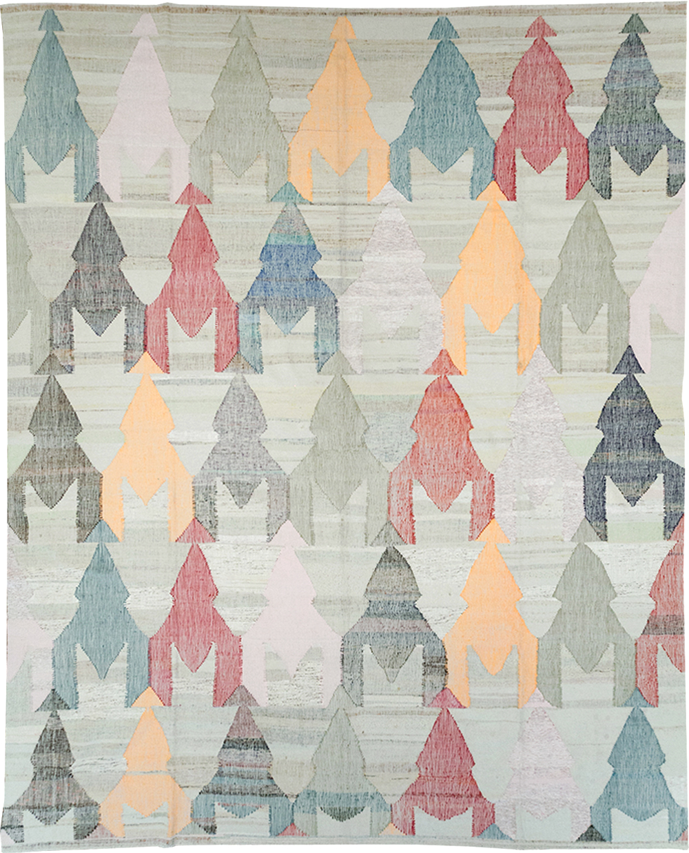 Contemporary Turkish Flatweave Large Carpet, No.32534 - Galerie Shabab