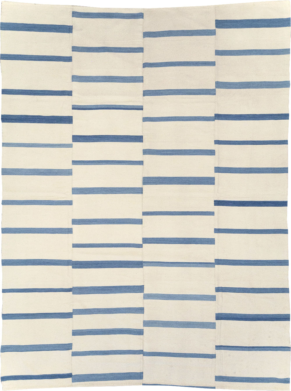 Contemporary Turkish Flatweave Room Size Carpet, No.32542 - Galerie Shabab