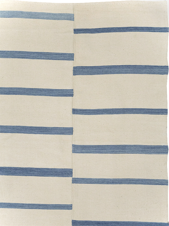 Modern Turkish Flatweave Kilim Room Size Carpet, No.32543 - Galerie Shabab