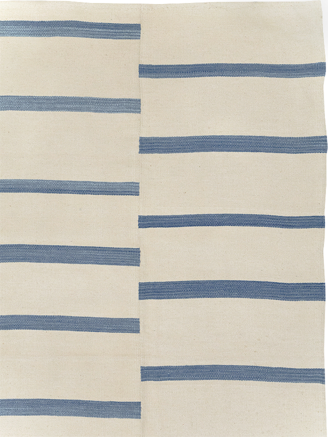 Modern Turkish Flatweave Kilim Room Size Carpet, No.32543 - Galerie Shabab