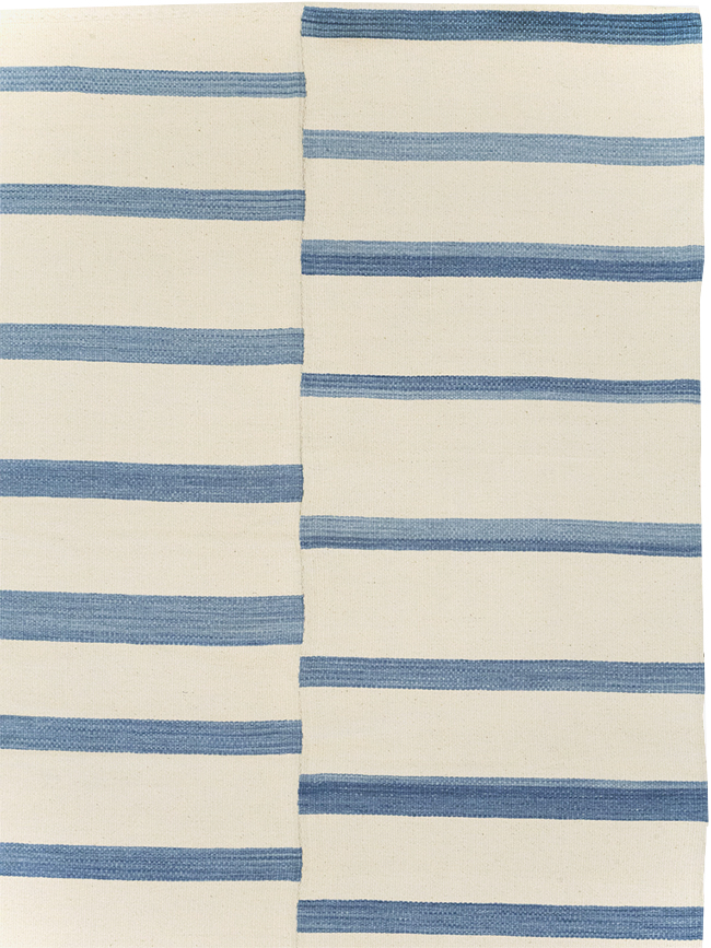 Contemporary Turkish Flatweave Room Size Carpet, No.32544 - Galerie Shabab
