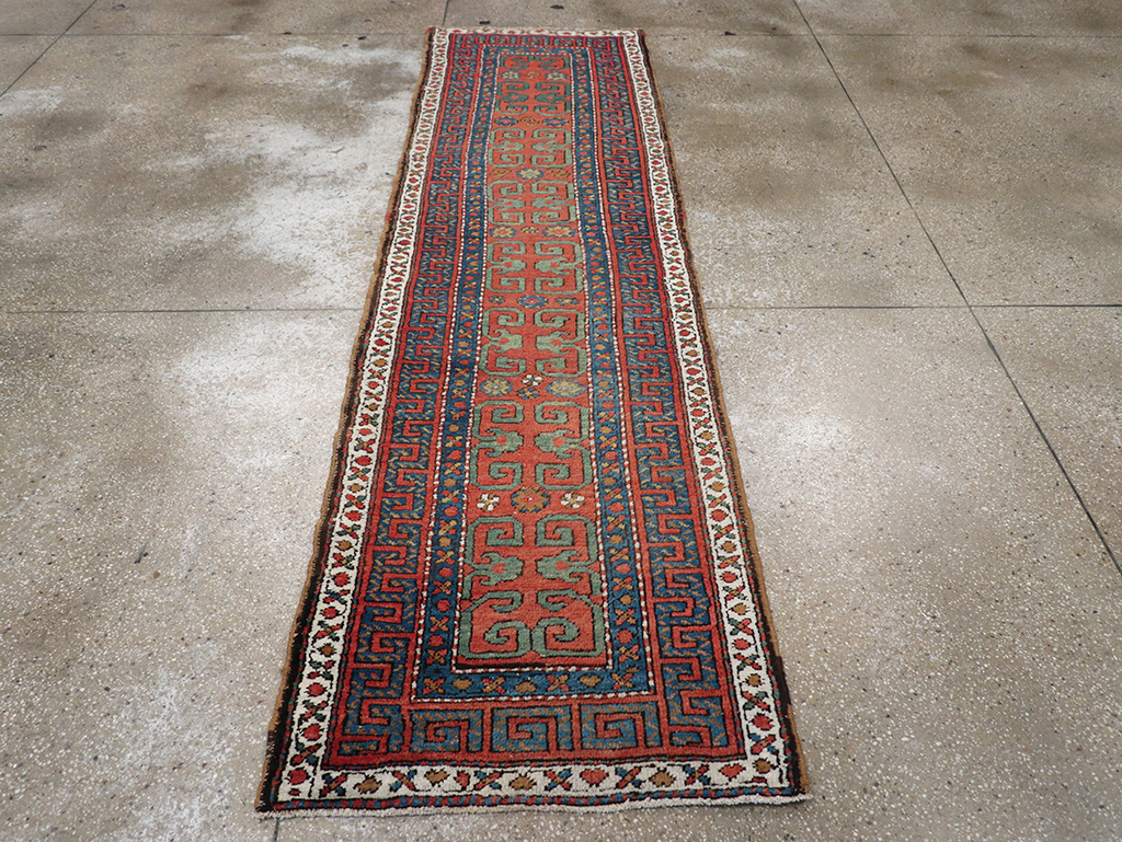 Antique Persian Heriz Runner, No.32545 - Galerie Shabab