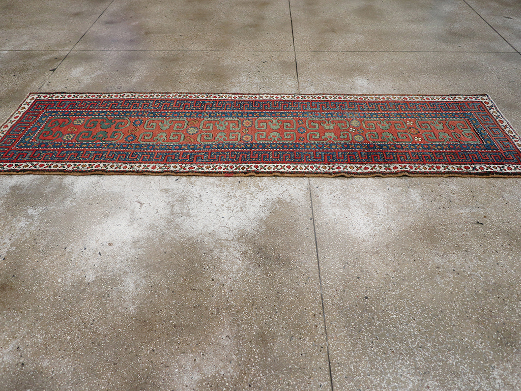 Antique Persian Heriz Runner, No.32545 - Galerie Shabab