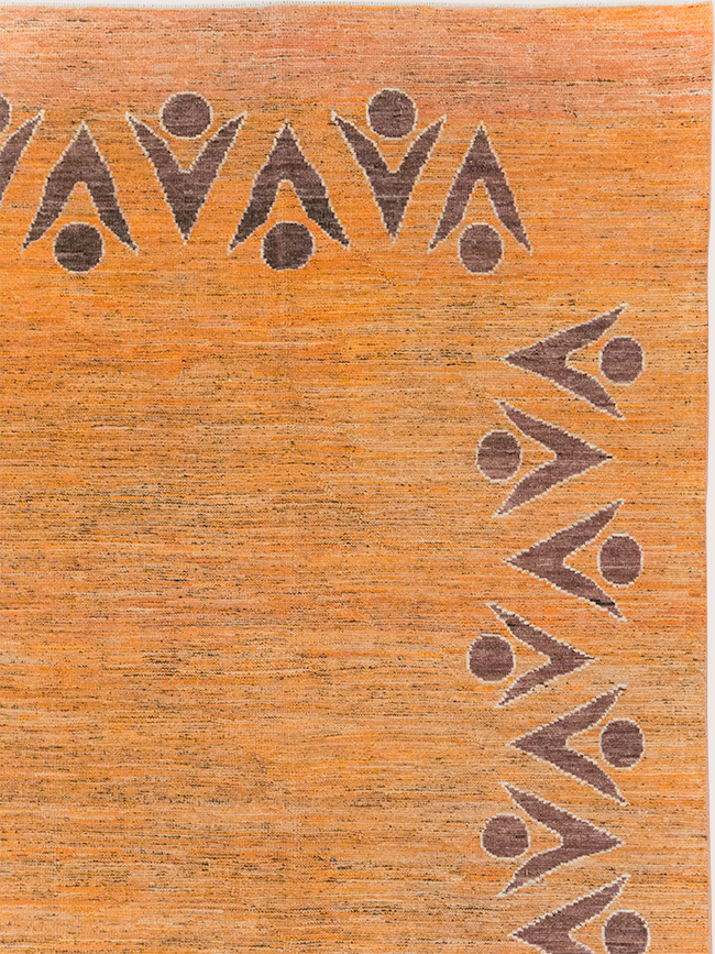 Modern East Turkestan Khotan Room Size Carpet, No.32548 - Galerie Shabab