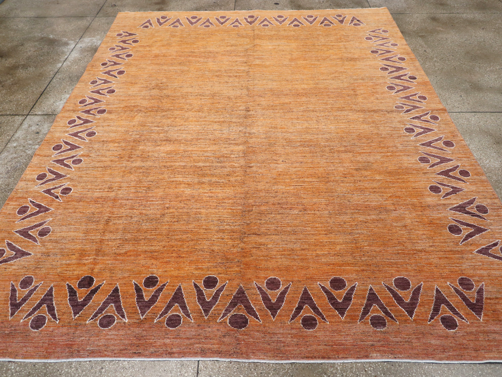 Modern East Turkestan Khotan Room Size Carpet, No.32548 - Galerie Shabab