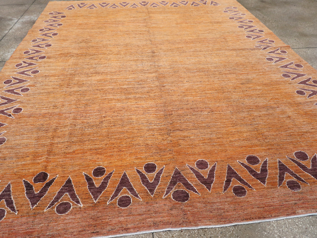 Modern East Turkestan Khotan Room Size Carpet, No.32548 - Galerie Shabab