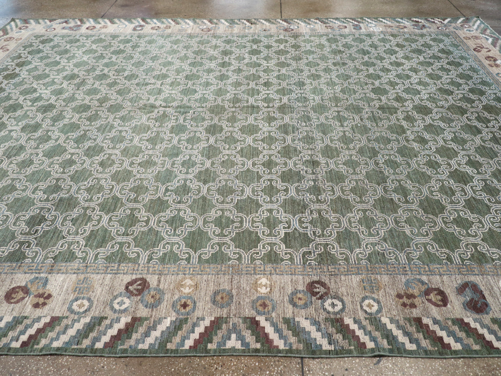 Modern East Turkestan Khotan Room Size Carpet, No.32549 - Galerie Shabab
