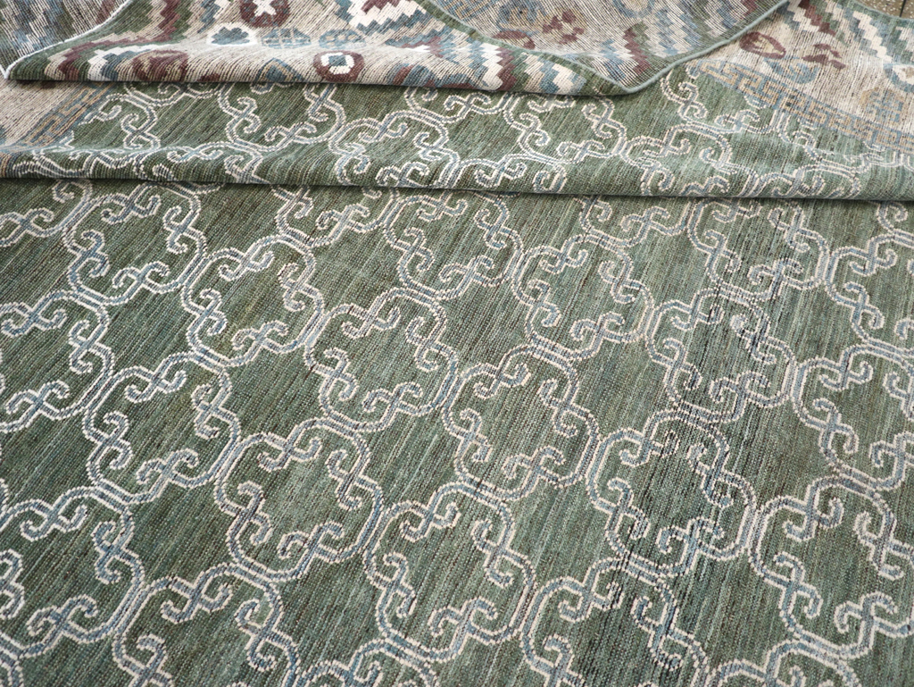 Modern East Turkestan Khotan Room Size Carpet, No.32549 - Galerie Shabab