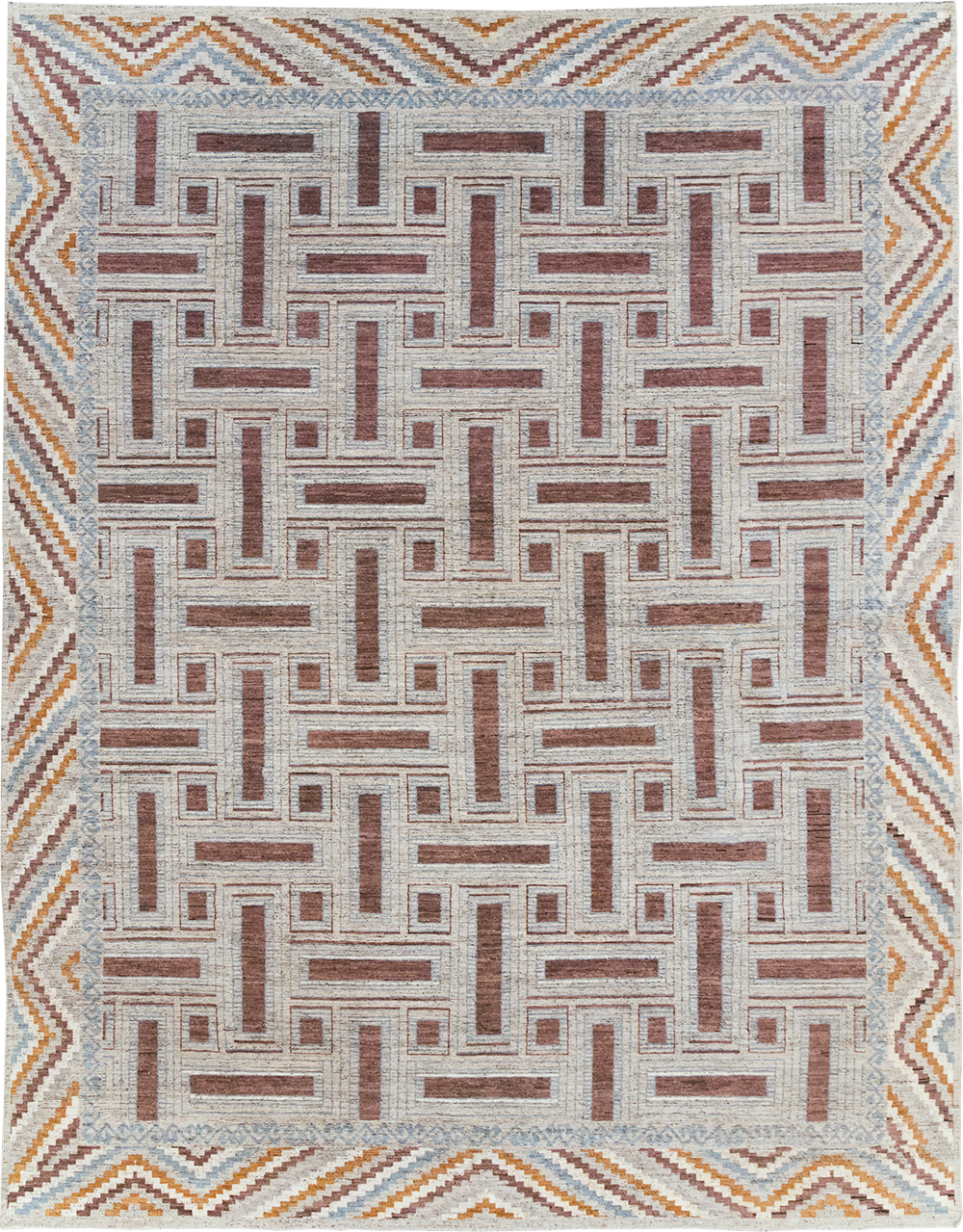 Modern East Turkestan Khotan Room Size Carpet, No.32550 - Galerie Shabab