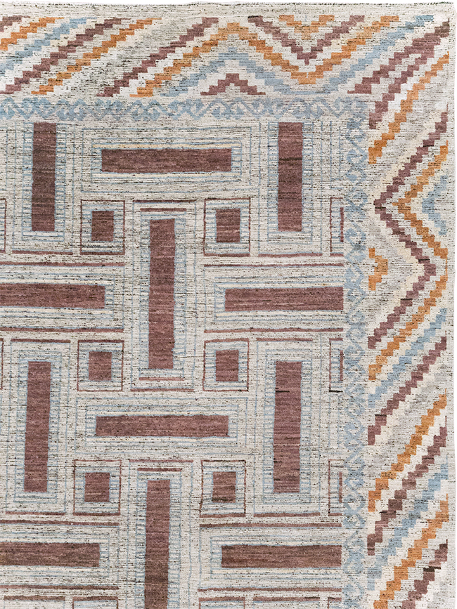 Modern East Turkestan Khotan Room Size Carpet, No.32550 - Galerie Shabab