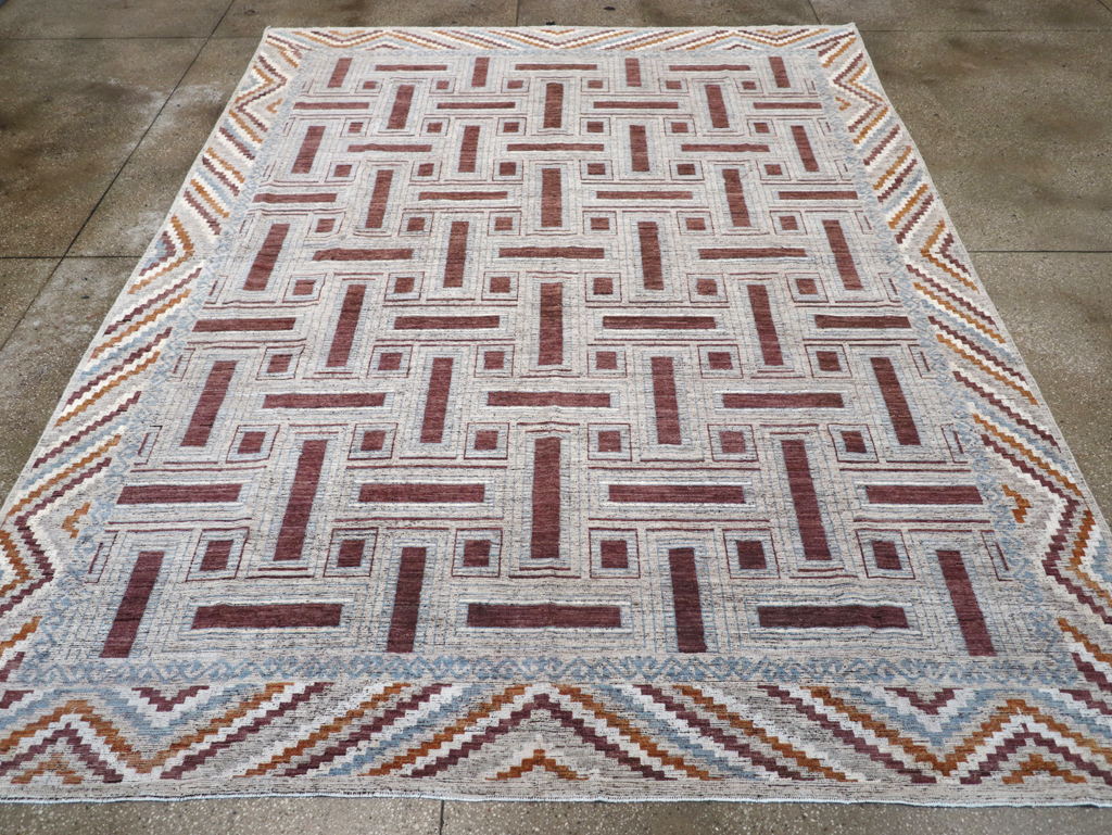 Modern East Turkestan Khotan Room Size Carpet, No.32550 - Galerie Shabab