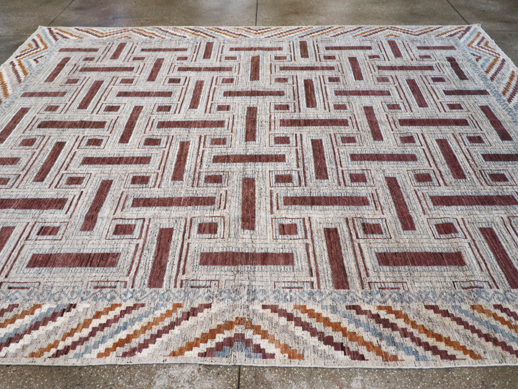 Modern East Turkestan Khotan Room Size Carpet, No.32550 - Galerie Shabab