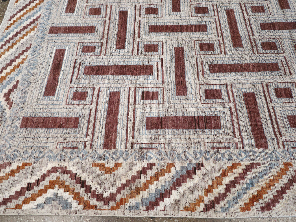 Modern East Turkestan Khotan Room Size Carpet, No.32550 - Galerie Shabab