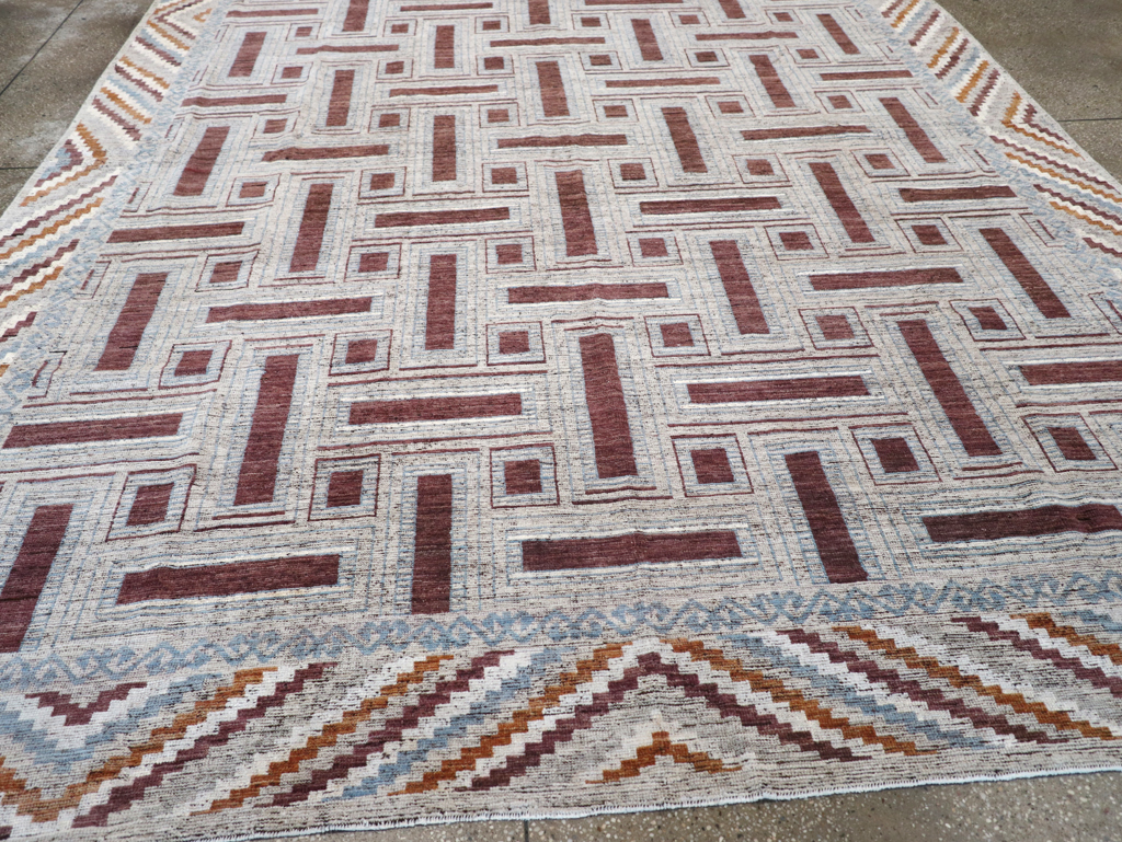 Modern East Turkestan Khotan Room Size Carpet, No.32550 - Galerie Shabab