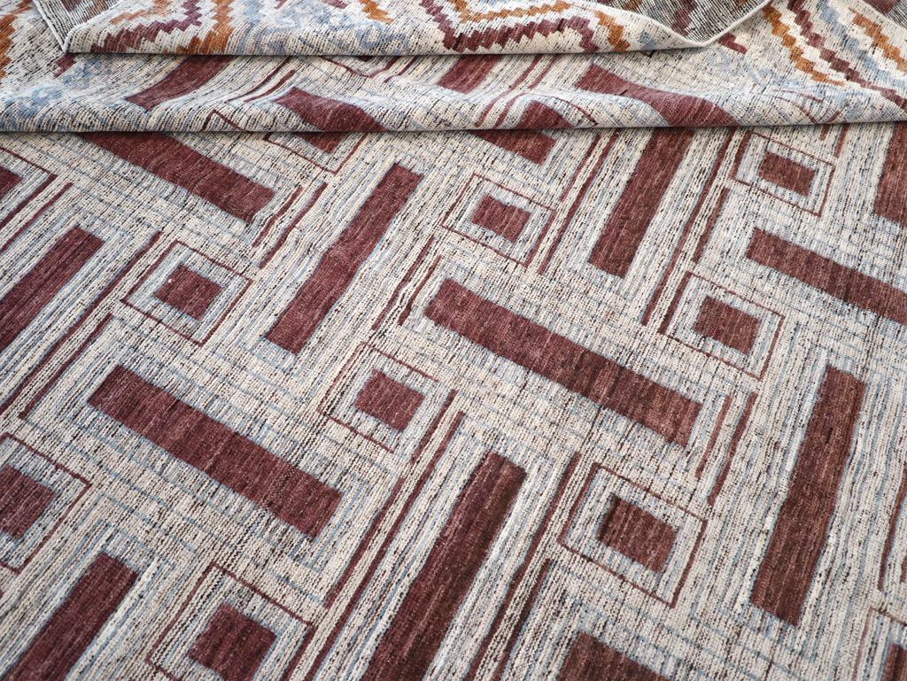 Modern East Turkestan Khotan Room Size Carpet, No.32550 - Galerie Shabab