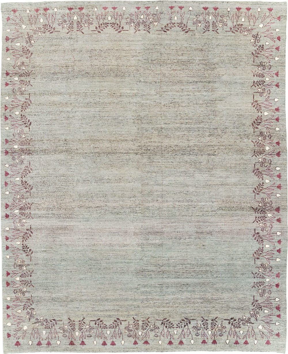 Modern East Turkestan Khotan Room Size Carpet, No.32551 - Galerie Shabab