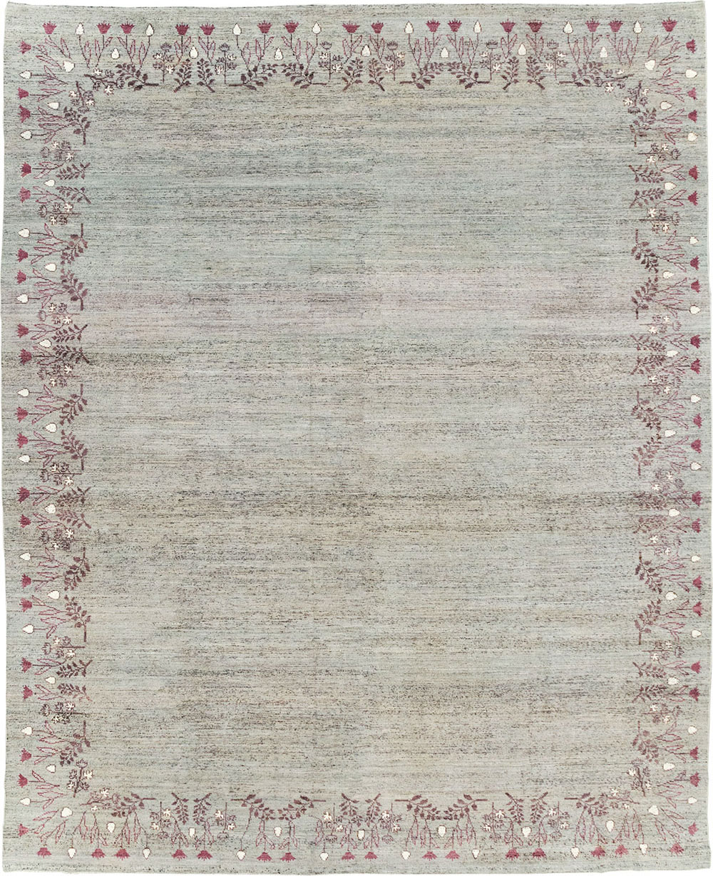 Modern East Turkestan Khotan Room Size Carpet, No.32551 - Galerie Shabab