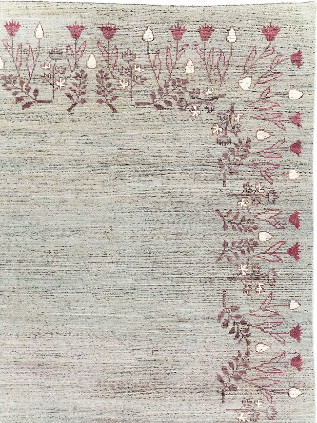 Modern East Turkestan Khotan Room Size Carpet, No.32551 - Galerie Shabab