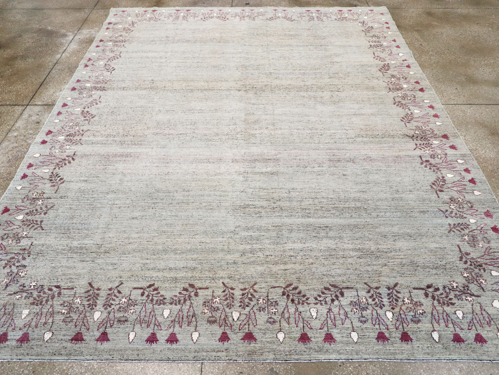 Modern East Turkestan Khotan Room Size Carpet, No.32551 - Galerie Shabab