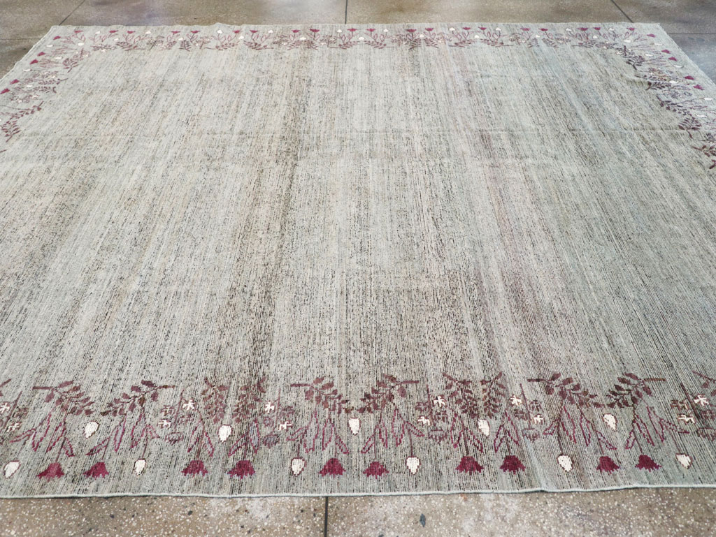 Modern East Turkestan Khotan Room Size Carpet, No.32551 - Galerie Shabab