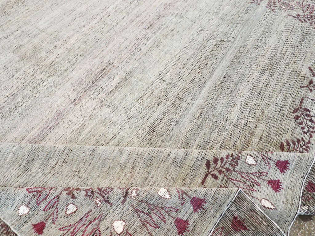 Modern East Turkestan Khotan Room Size Carpet, No.32551 - Galerie Shabab