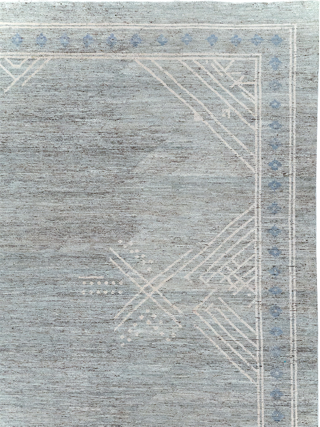 Modern East Turkestan Khotan Room Size Carpet, No.32552 - Galerie Shabab