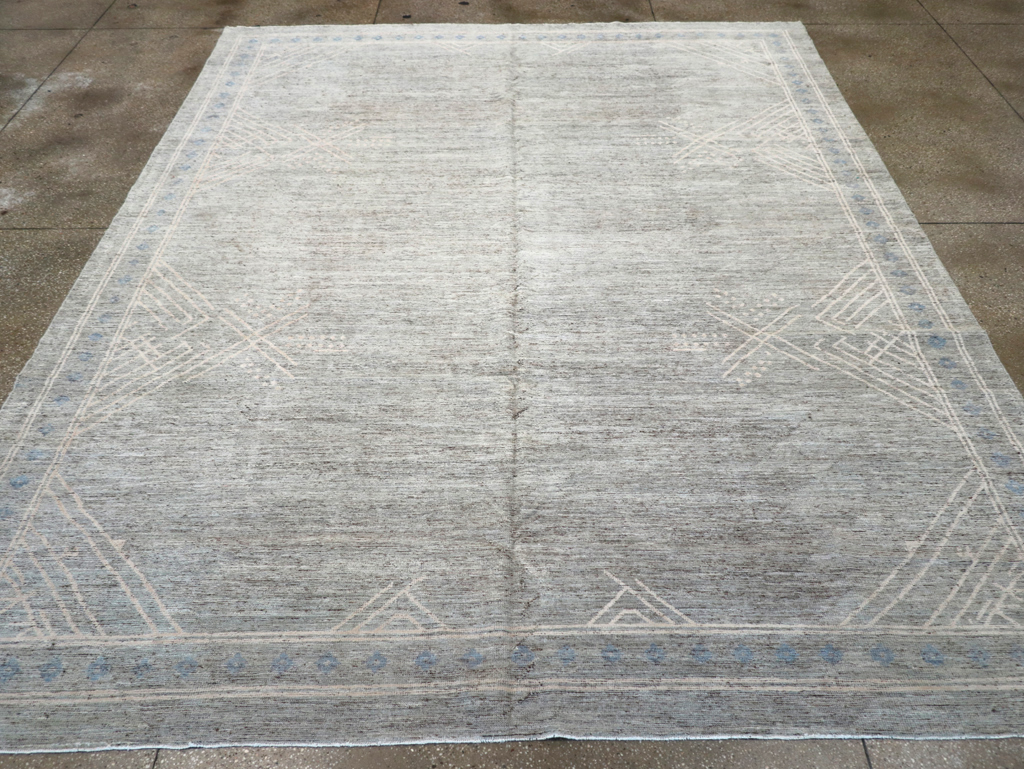 Modern East Turkestan Khotan Room Size Carpet, No.32552 - Galerie Shabab